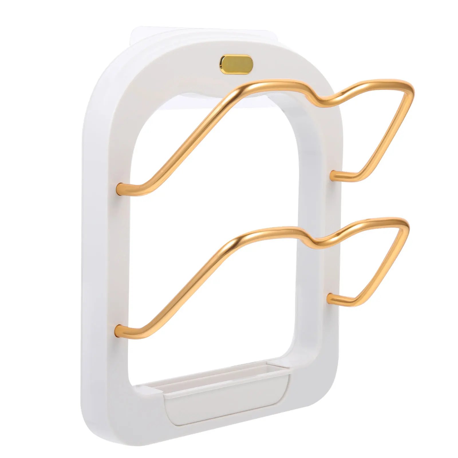 

Pot Lid Storage Mounted Holder for Pots Pan White Kitchen Organizer Racks Abs Metal Cookware Cover Hanger