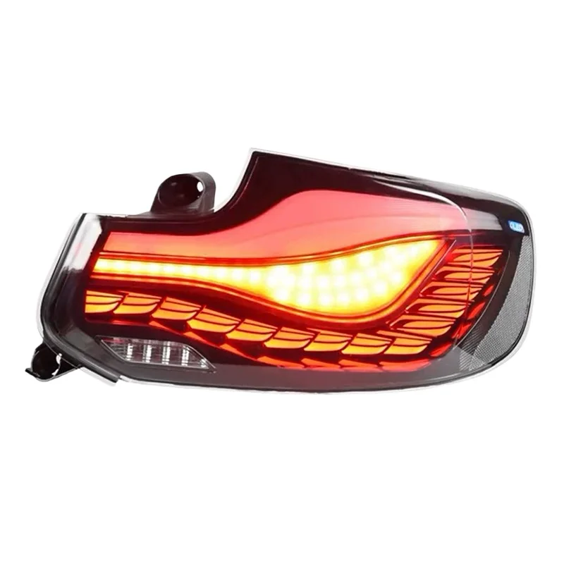 -For Upgraded Dragon Scale LED Tail Light Assembly for 2 Series F22 F23 M2 F87 Sequential Turn Signal Scanning DRL*