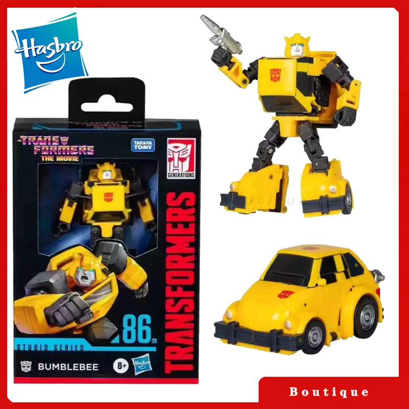 

In stock Hasbro Transformers toys Studio Series SS-86-29 Deluxe Class 12CM Bumblebee Classic Cybertron Action Figures Robot Toy