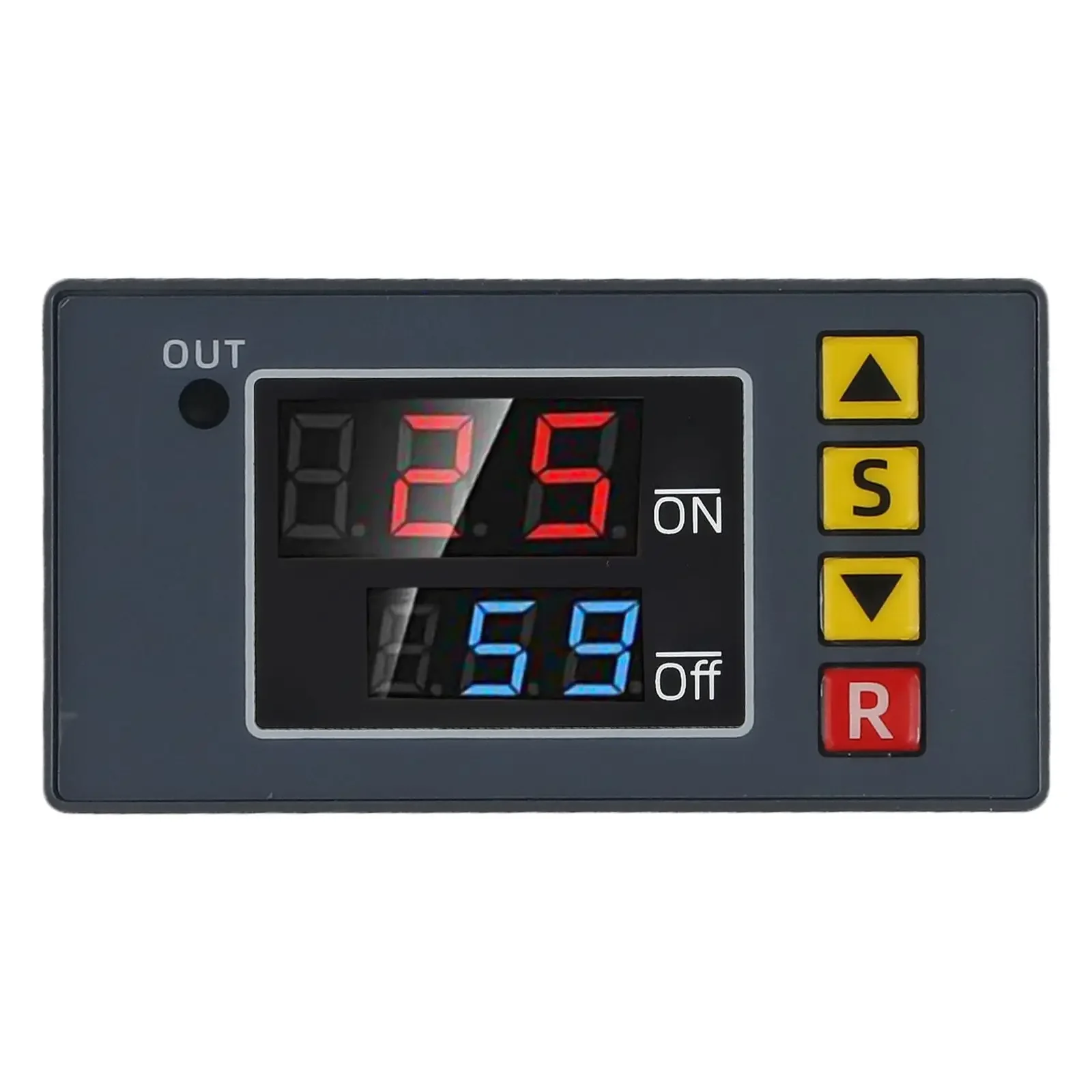 

DC 12V Time Delay Switch 10A Timer Switch Module Programmable Digital Time Cycle ON-Off Control Switch LED Display