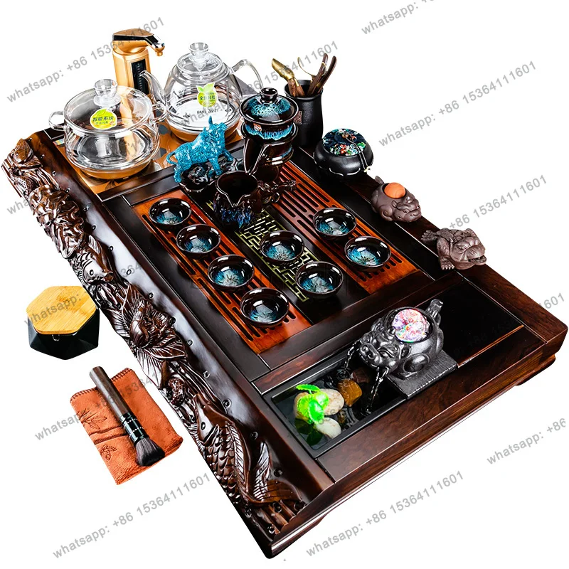 

Big Long Tea Tray Rectangle Serving Accessories Drainage Drip Valet Tea Tray Decorative Vintage Kitchen Bandejas Home Products