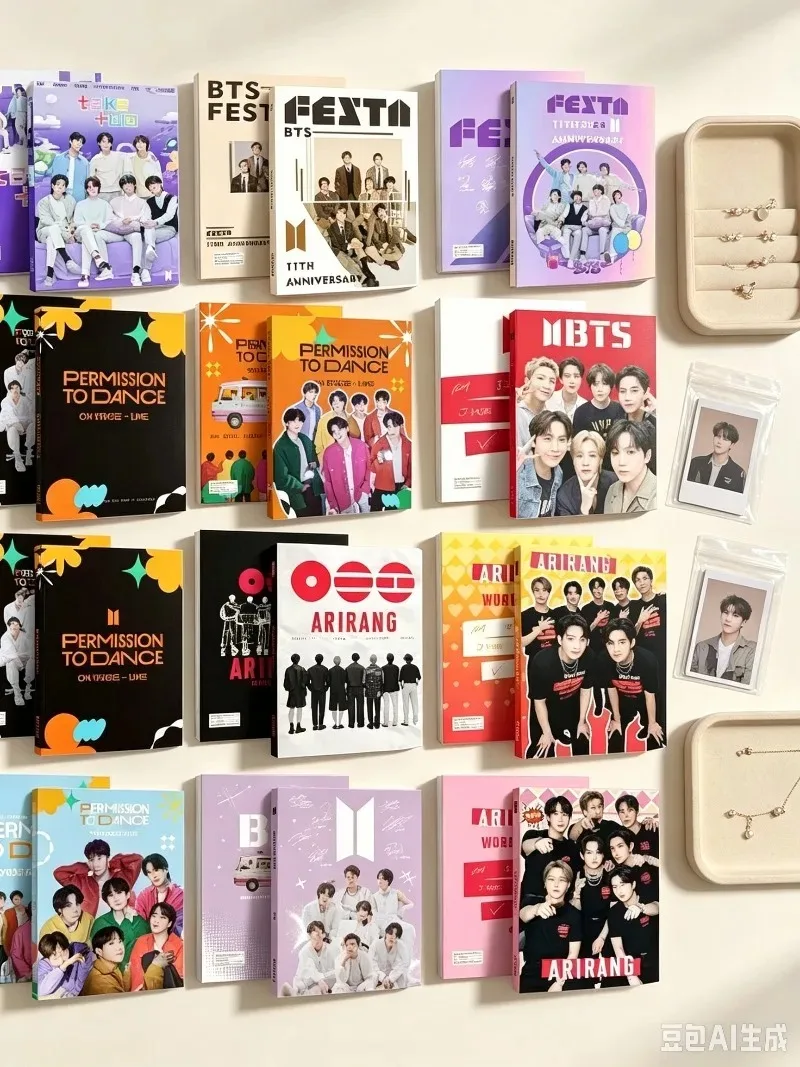 Najnowszy model 2026 BT21 Photobook Collection FESTA Arirang Permission To Dance Album ze zdjęciami z koncertu Kpop Prezent kolekcjonerski dla fanów