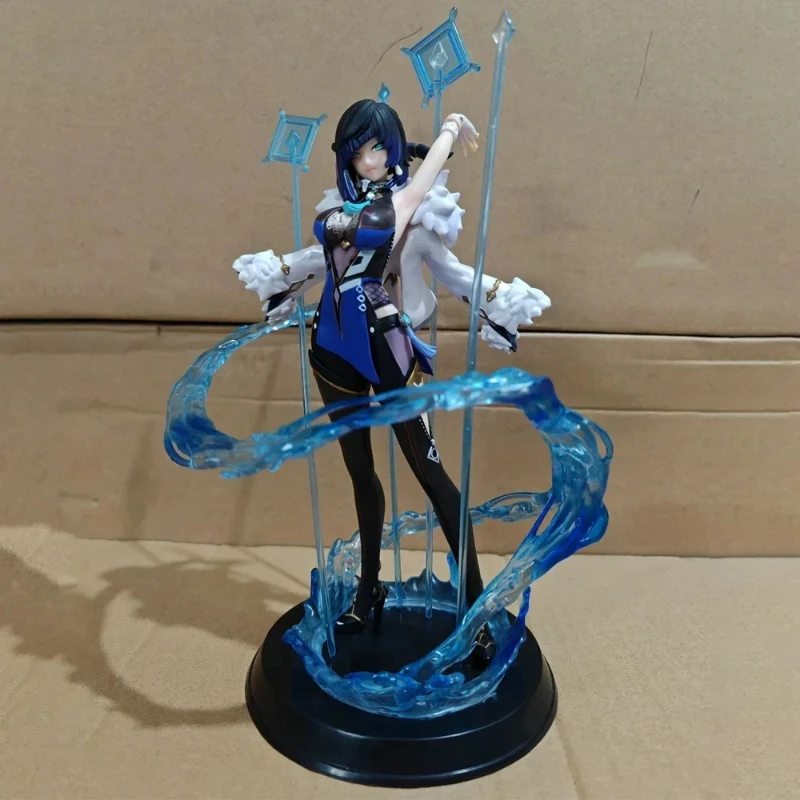 23ซม.Genshin Impact YelanอะนิเมะPvc Action Figure Xmasประติมากรรมคอลเลกชันเครื่องประดับของเล่นเด็กของขวัญวันเกิด