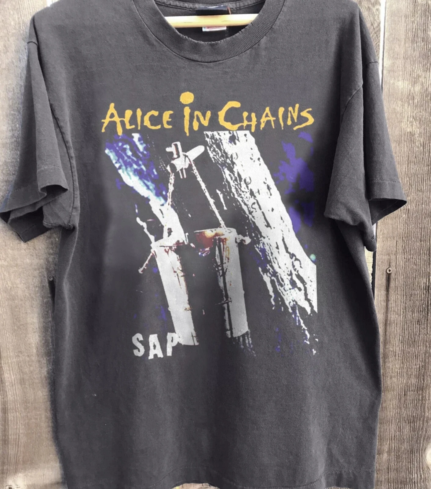 ¡CALIENTE! Camiseta Vintage de la Banda Alice In Chains, Álbum SAP, Unisex, Color Carbón, Camiseta Vintage, Camisetas para Hombre, Camiseta Extra Grande
