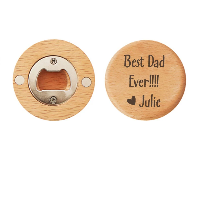 

Custom Bottle Opener Personalized Best Dad Bottle Opener for Dad Gifts Custom Love Gifts Custom Saying Kitchen Gadgets