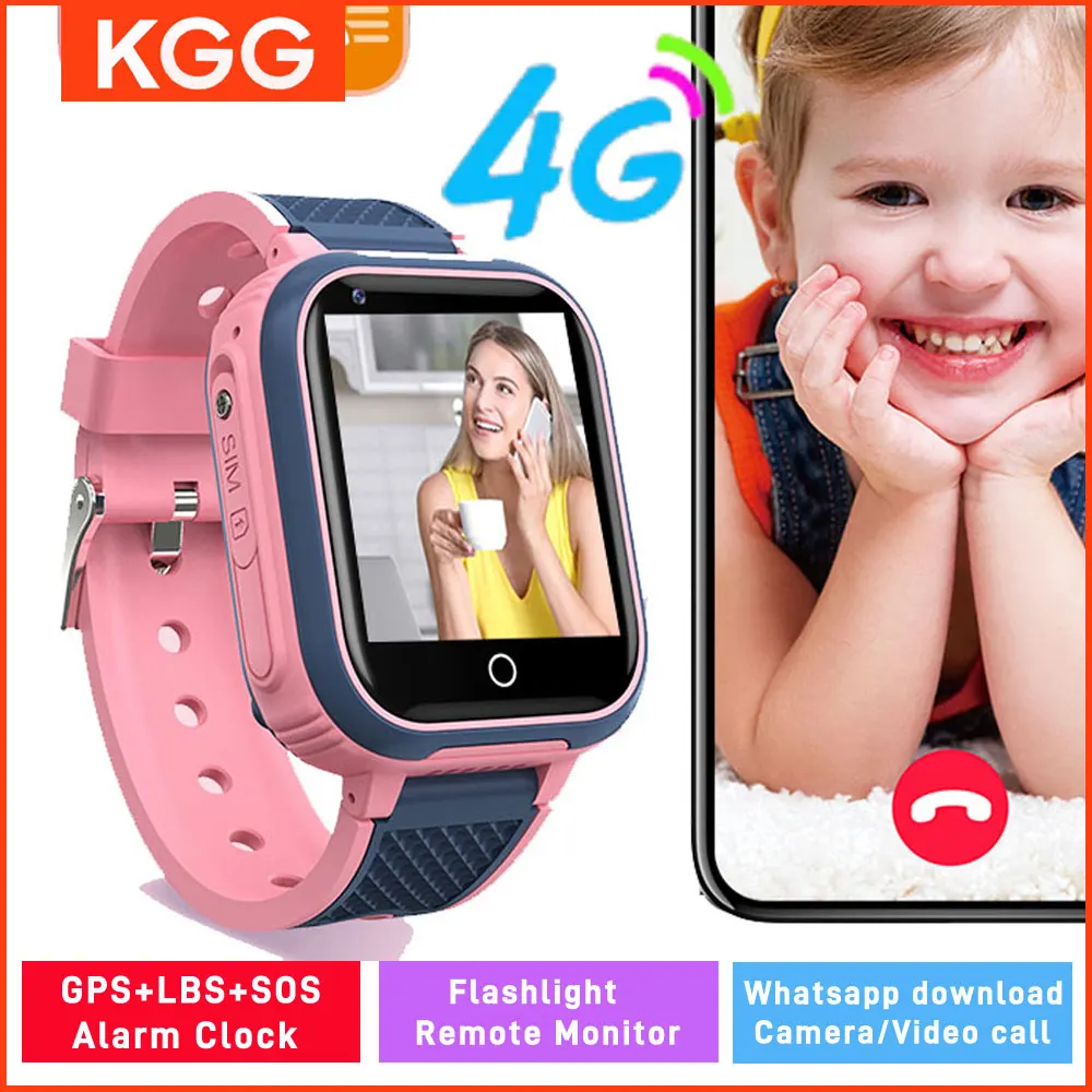 

Детские умные часы 4G, 8G ROM, камера, GPS, WIFI, водонепроницаемые, HD, монитор видеозвонков, трекер, приложение для загрузки, часы