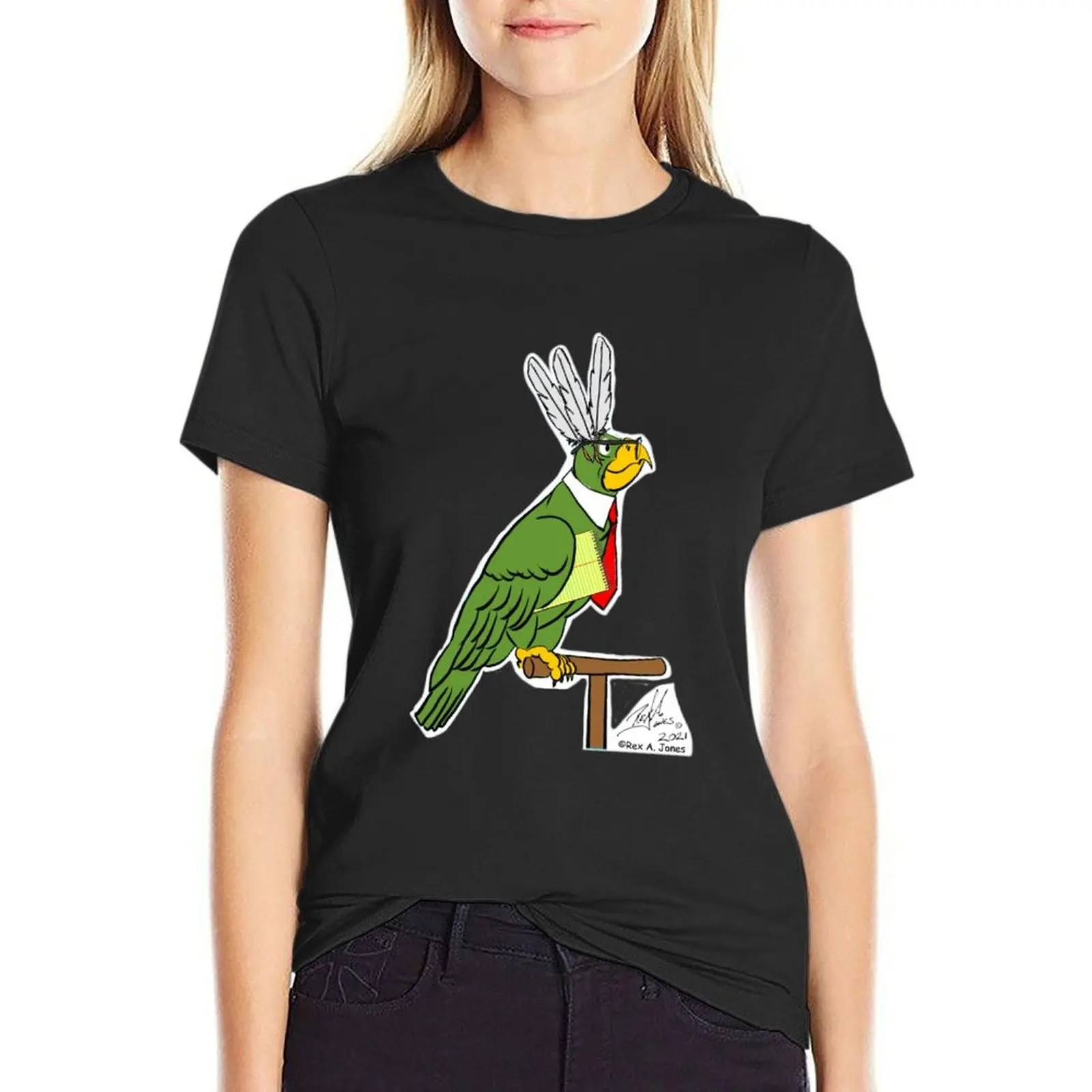 Oscar as a Secretary Bird T-Shirt customizeds female t-shirt dress for Women graphic