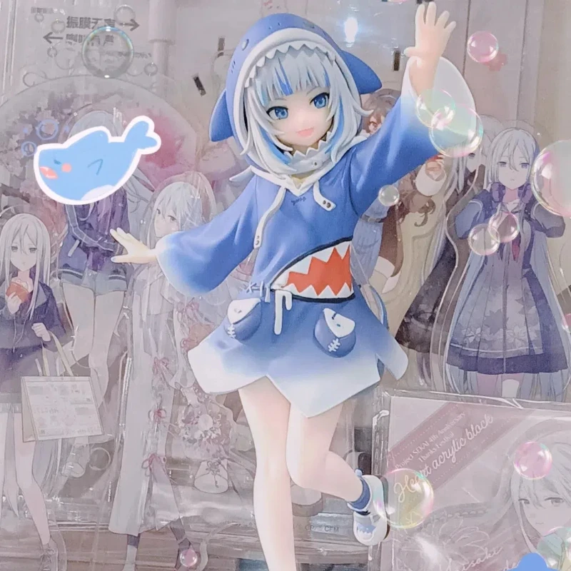 

Gawr Gura Peripherals 17cm Virtual Anchor Gura Figurine Adult Collectible Model Doll Desktop Ornament Toy Boy Girls Fan Gifts