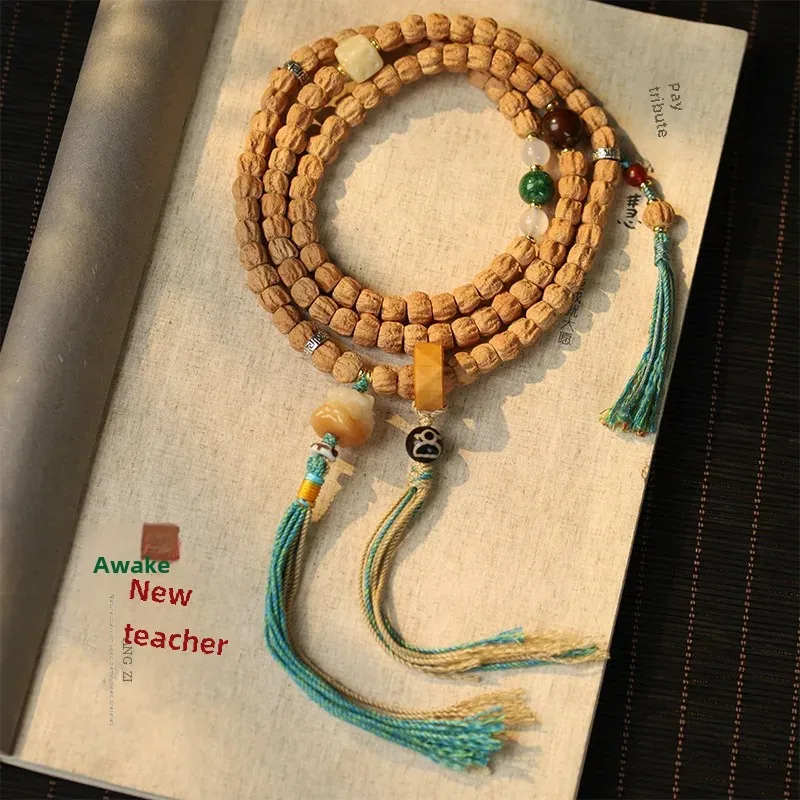 الطبيعية بايرن البذور مستقيم قطع سوار الإبداعية العرقية نمط العصرية Ruisen الصحوة الأسد النسيج الفن حلقة متعددة بوذا يكون