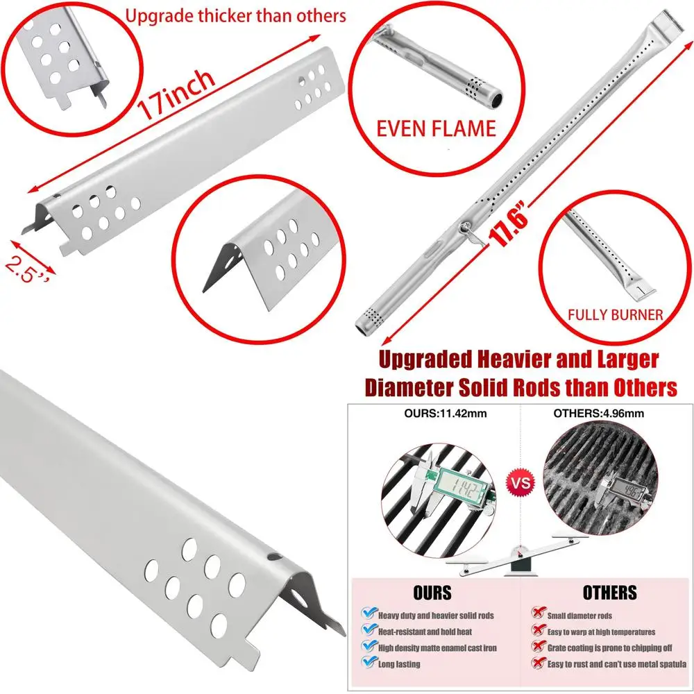 

Запасные части для газовых грилей с 2 конфорками, совместимые с серией G470