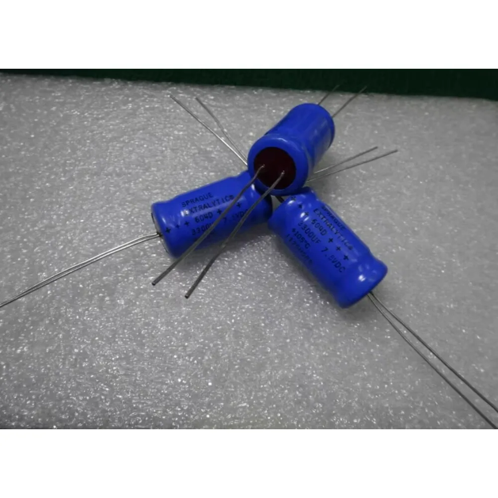 

604D 7.5v 3300uf new axial electrolytic capacitor