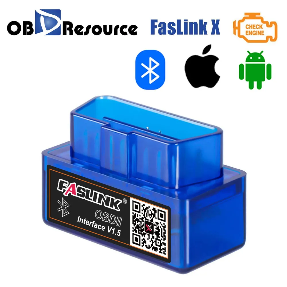 ELM327 Mini V1.5 Bluetooth Car Fault Detector Bluetooth OBD 2 for IOS Android Car Scanning Repair Tool