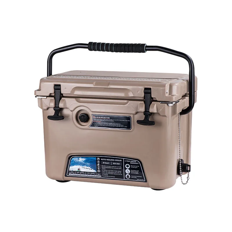 Wholesale Rotomolded Coolers with Fishing Rod Holder High Quality Hard Rotomolded Plastic Cooler Box