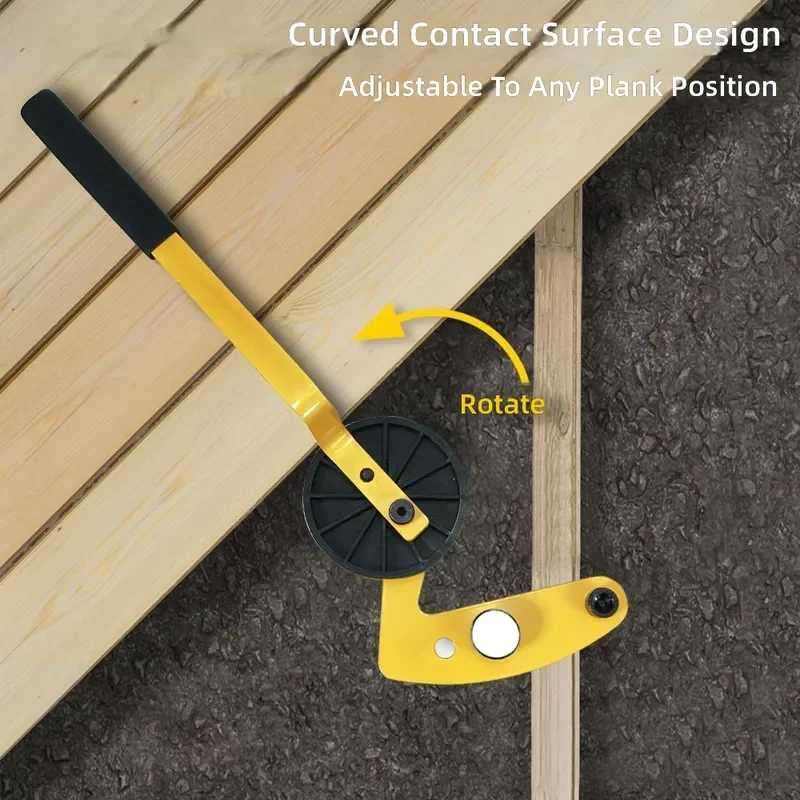 Composite Decking Board Straightener Warp Retainer Tool Deck Mounting Alignment Device for Outdoor Wood Plastic Installation