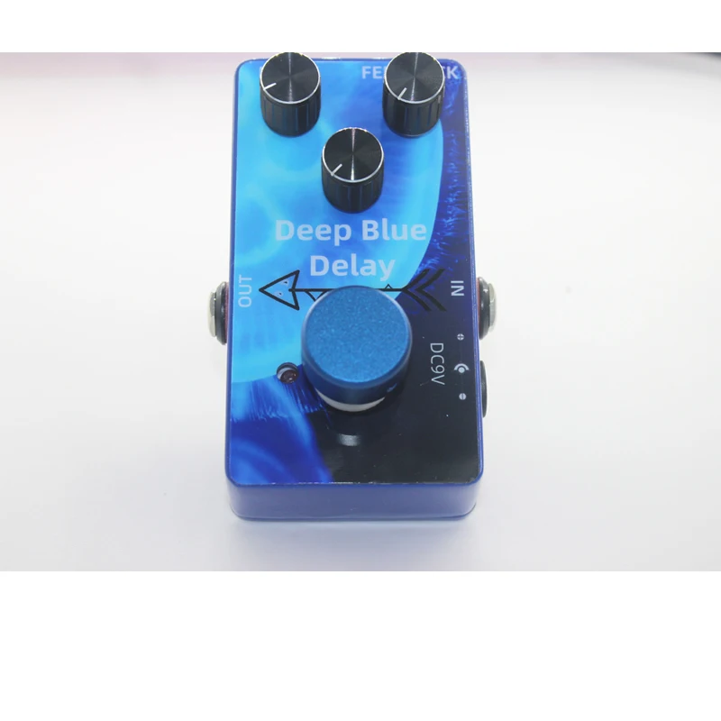 Effector per chitarra elettrica fatto a mano fai-da-te Deep Blue Delay dark blue delay single circuit board