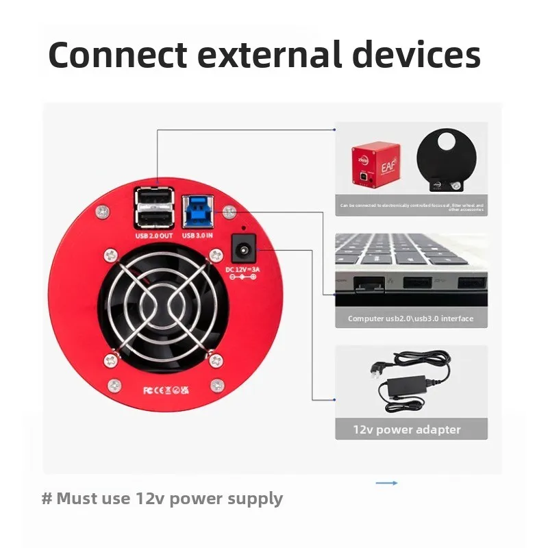 ASI2600MC Astronomical Frozen Camera, Color Deep Space Photography Guide Star