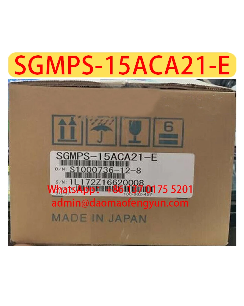 SGMPS-15ACA21-E Brand New Servo Motor，SGMPS 15ACA21 E，Fast shipping