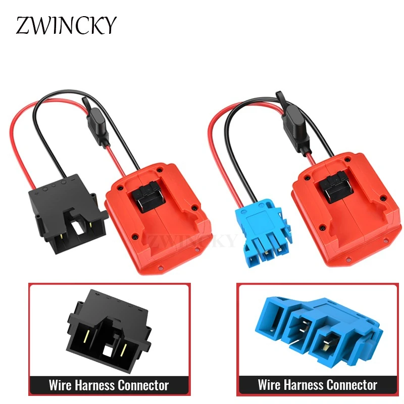 Convertidor adaptador de rueda eléctrica para batería de iones de litio de 18V Milwaukee, adaptador DIY, herramienta eléctrica, conversión para Fisher-Price/Peg-Perego