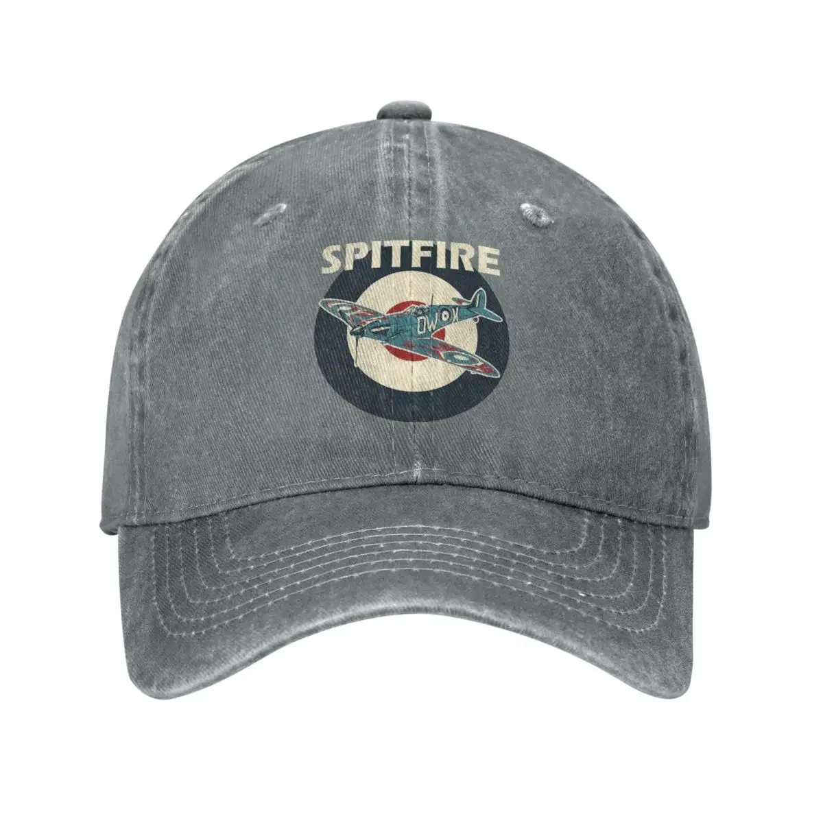 Baseball Caps Spitfire Aircraft RAF Plane WW2 Aeroplane Stuff Men Women Vintage Distressed Washed Sun Cap Gift