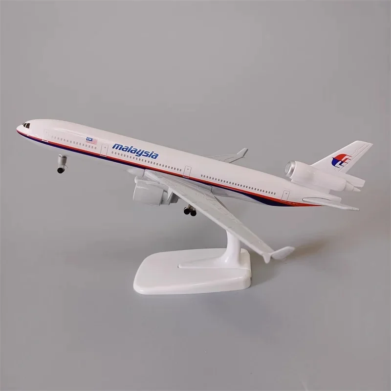 20CM Scale MD-11 McDonnell Douglas Air Plane Alloy Airlines Model Diecast Plane Model for Collection Friend Children Gifte Kit