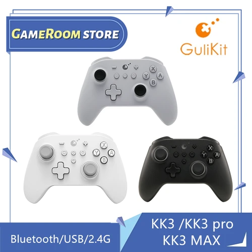 GuliKit KK3 /kk3 pro/kk3 MAX controlador inalámbrico TMR Joysticks disparadores KingKong Gamepad para Nintendo Switch Windows Android iOS