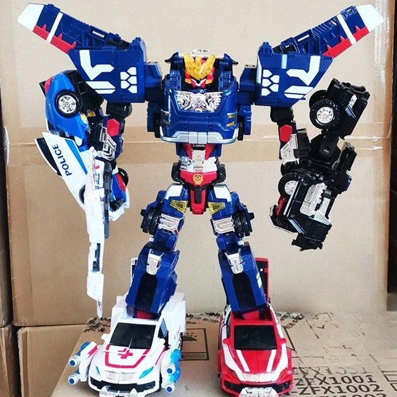 헬로 카봇 5IN1 로봇 변형 장난감 스톰 리포지드 X3 액션 피규어 어린이용 장난감 소년 생일 선물 컬렉션 모델