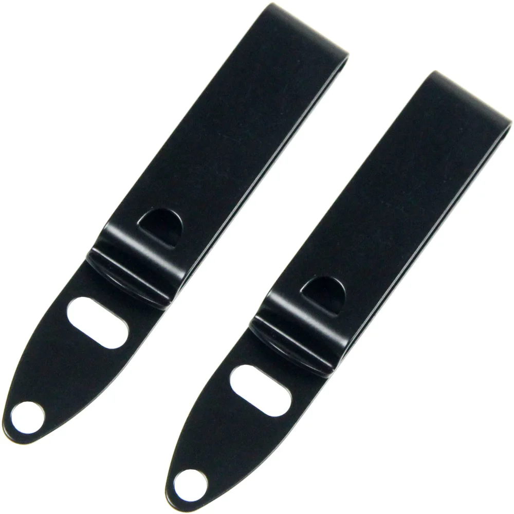 2PCS Stainless Steel Clips Grip Hook Belt Loop for IWB Kydex Leather Hybrid Holster Making With Hardware