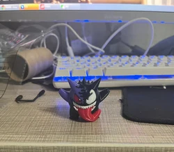 Pokemon 10cm Mini Anime Figure Gengar Action Figurine Room Decoration Pikachu Exquisite Doll Model Collection Birthday Gift