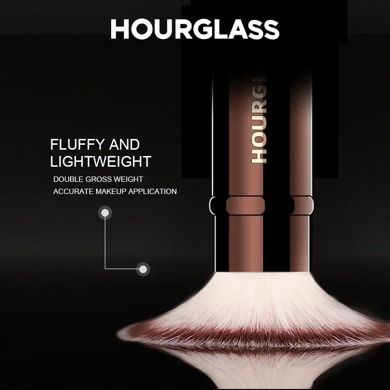 Hourglass-Ensemble de pinceaux de maquillage, poudre, fard à joues, fond de teint, fard à barrage, eye-blogueur, eye-liner, correcteur