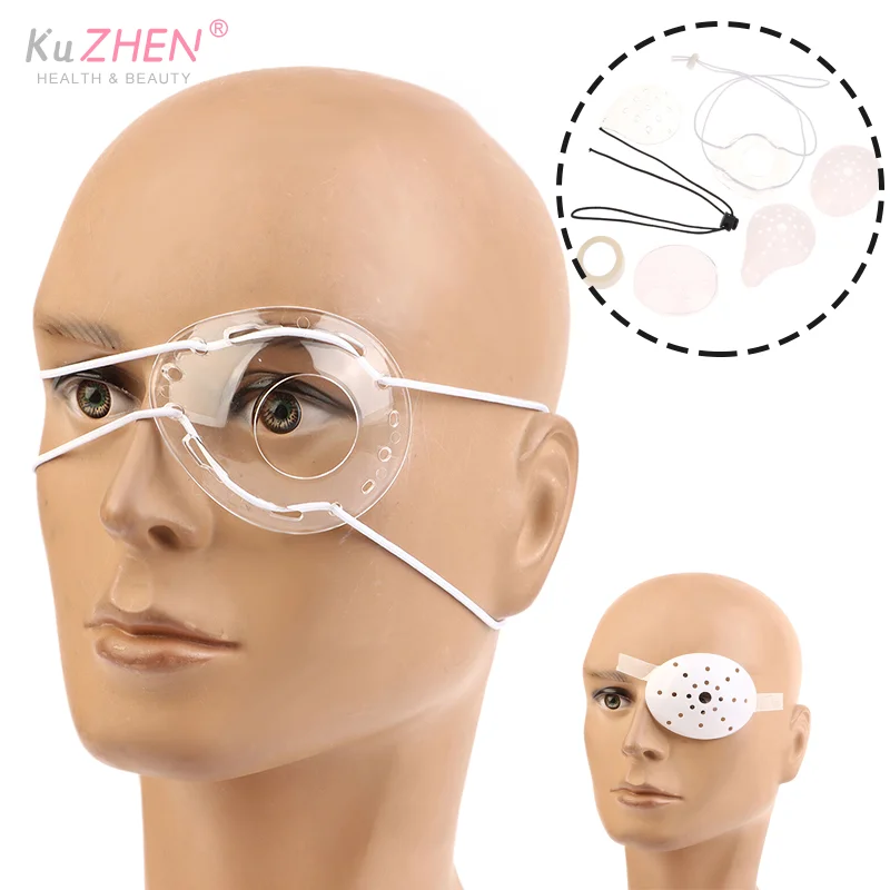 

PC Eye Shield Cover Clear Plastic Eye Care Eye Shield With Holes Needed After Ophthalmic Surgery Collision Avoidance Breathable