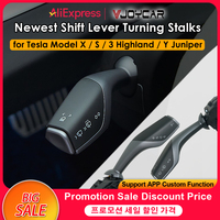 for Tesla Model S X Turn Stalks Gear Shifter Lever for Model 3 Highland Physical Shift Grab Kit Turning Parking Indicator Handle