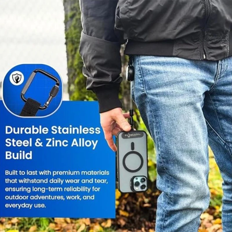 1PCS Retractable Phone Tether Portable Anti-Theft Cellphone Straps Prevent Drops Phone Lanyards For Women Men