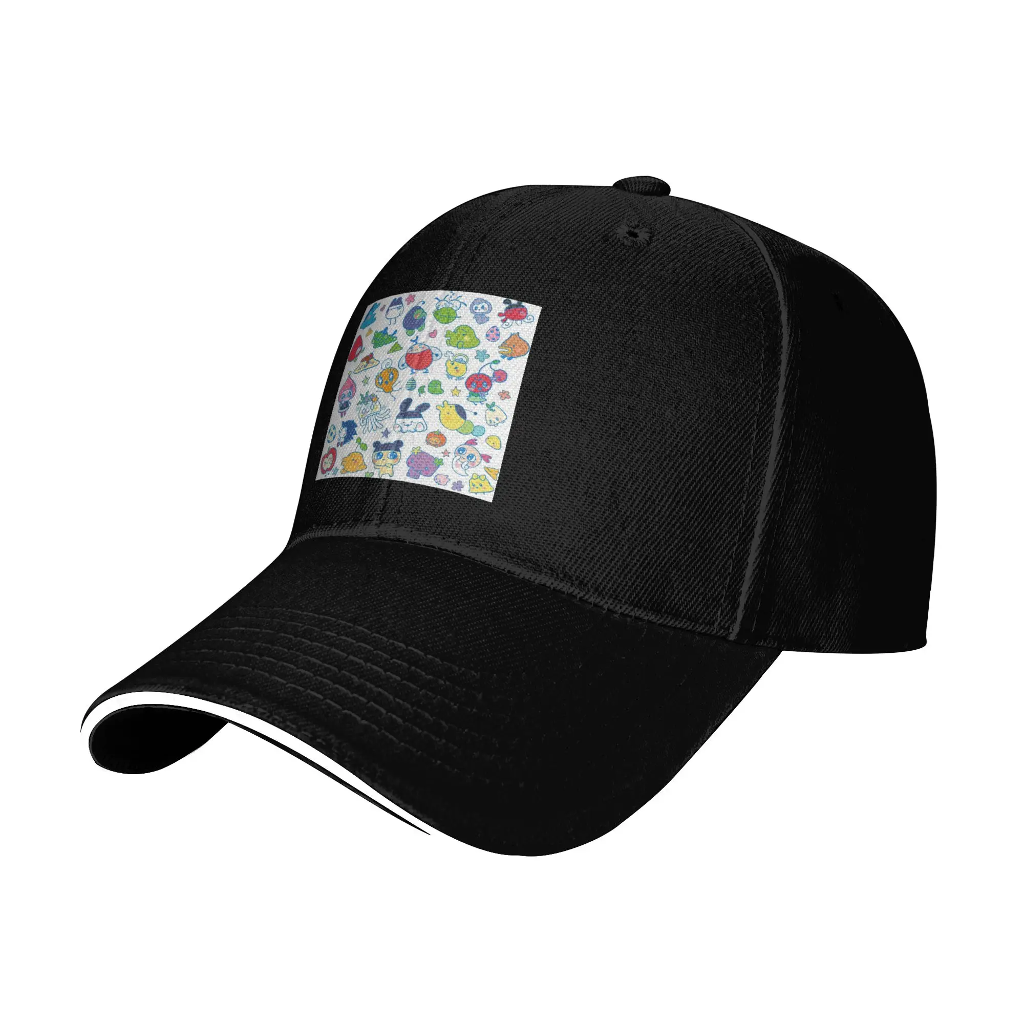 Tamagotchi Friends Cap Fashion Baseball Caps Adjustable Hat Hip Hop Summer Unisex Baseball Hats Customizable Polychromatic