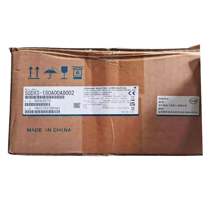 New Yaskawa SGDXS-180A00A8002 Servo Drive 1 Year Warranty In Stock