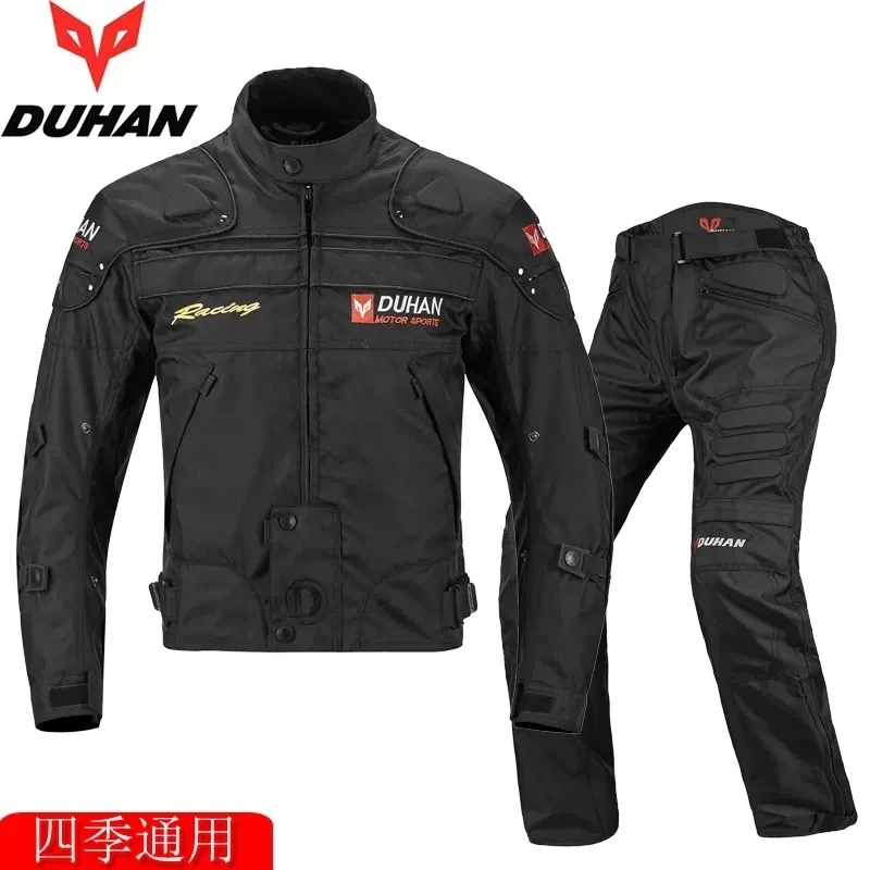 DUHAN Men Motorcycle Jackets Riding Motocross Enduro Racing Jacket Moto Jacket Windproof Coldproof Motorbike CE Protection Gear