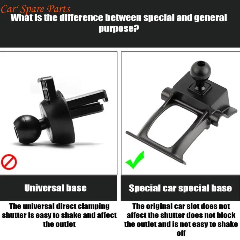 Y4UA 360 Degree Rotating Car Dashboard Phone Holder Suitable For C11 T03 Commuters Ensures Stability And Safety Easy Install
