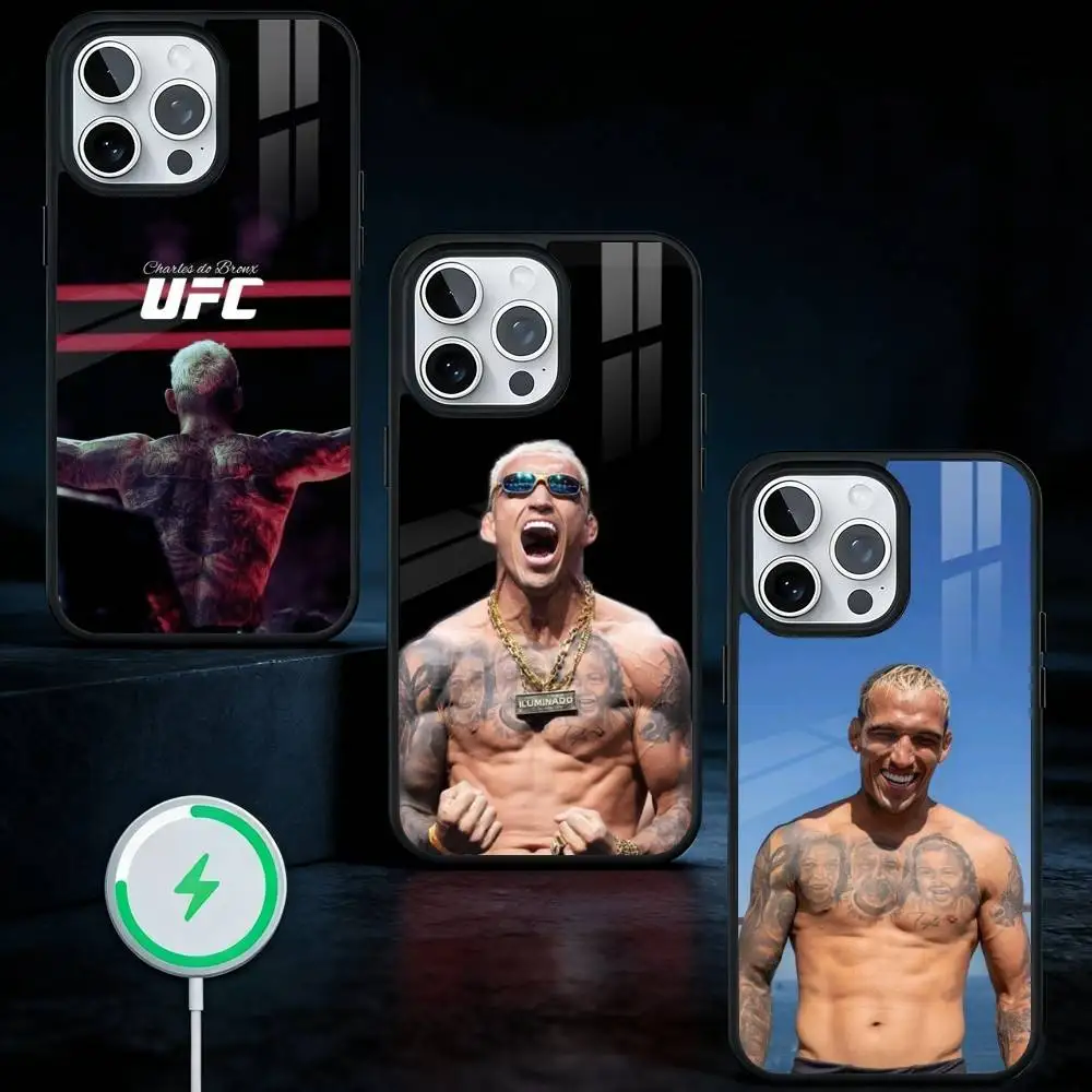 

Charles Oliveira Phone Case For iPhone17,16,15,14,13 Plus,Pro Max Magnetic For Magsafe Wireless Charging