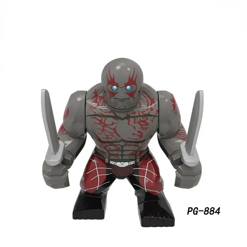 Bloques de construcción de superhéroes de Marvel, figura de acción de los vengadores, Deadpool, Lobezno, juguete de bloques de construcción, estatuilla, rompecabezas, regalo para niños