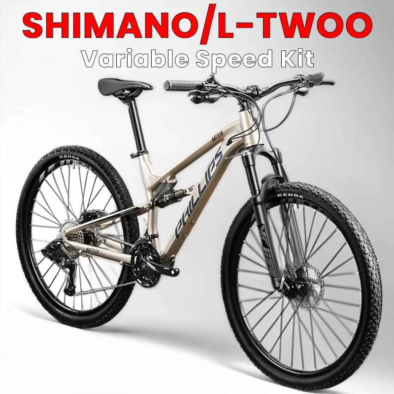 

27.5inch Aluminum alloy Soft tail frame Downhill Mountain bike30/33speed off-road Bicycle Lockout Hydraulic Fork Full suspension