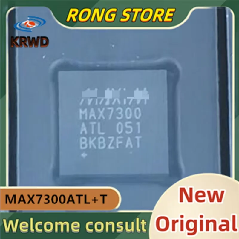 

(2PCS) MAX7300ATL MAX7300ATL+T 7300 QFN-40 New and Original Chip IC