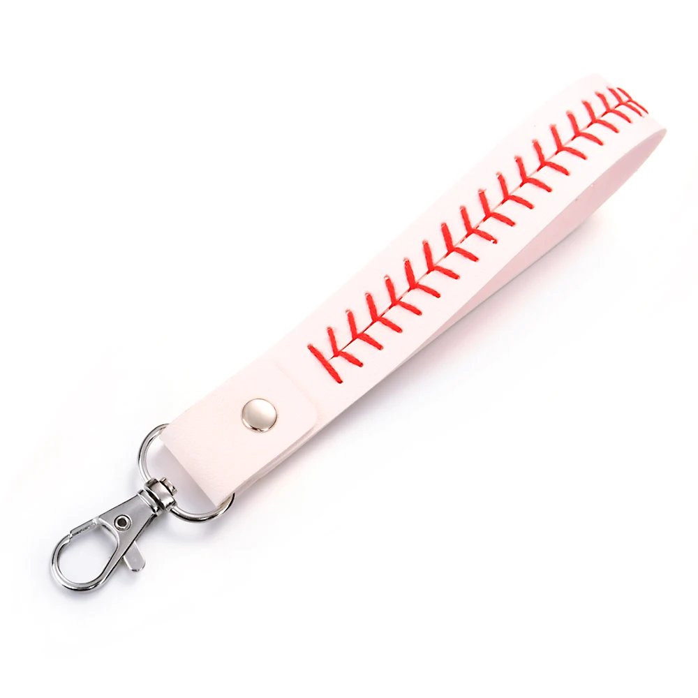 Sport American Football Basketball Baseball 040 Pu Leather KeyChains Jewelry For Men Women Keyrings Gift
