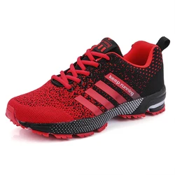 Zapatillas de correr transpirables para hombre y mujer, deportivas ligeras para exteriores, calzado de entrenamiento atlético cómodo, novedad de 2023