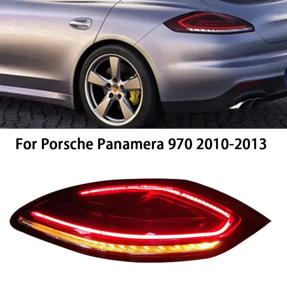 

LED Car Lights Taillights Assembly For Porsche Panamera 970 Tail Light 2010 2011 2012 2013 Red Rear Lamps Sequential Turn Signal