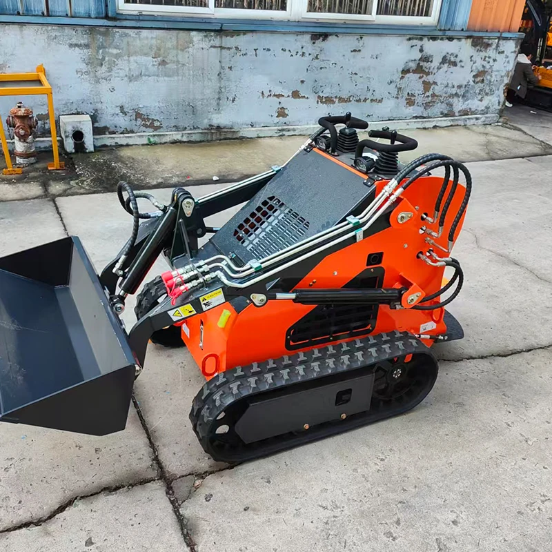 Bucket Trencher Rotary Plow Small Skid Steer Loader 、Engine with Bulldozers Filler Snow Blower Agitator