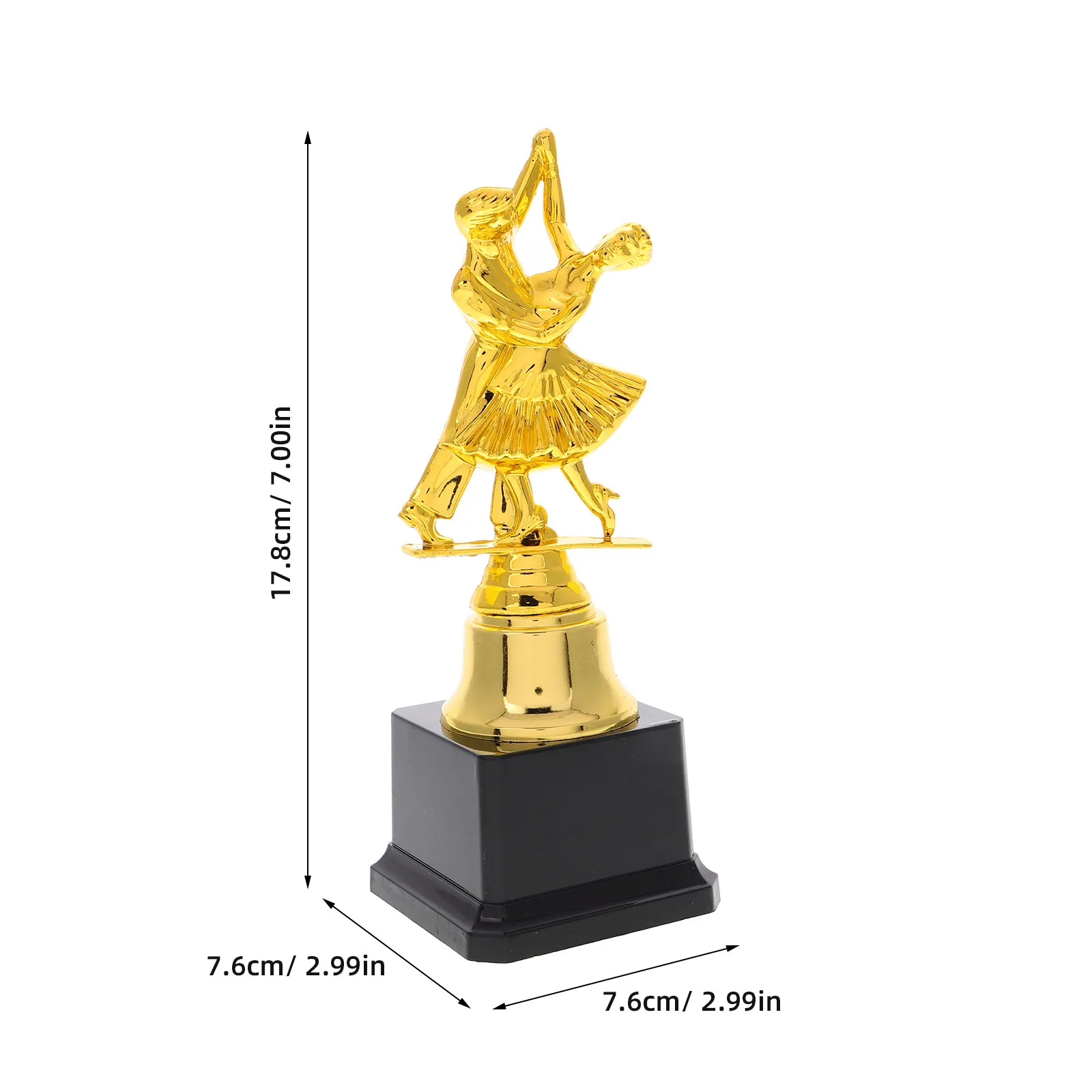 Plastic Ballet Dance Trophy Exquisite Craftsmanship for Competition Party Decoration Winner Prize Award Trophy
