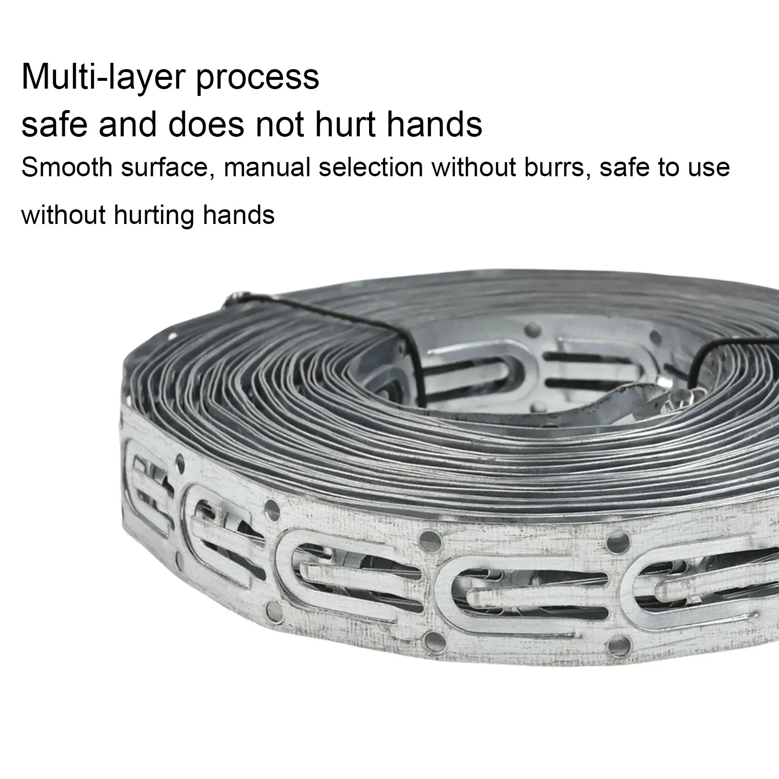 For Heating Cable Installation Galvanized Steel Clips Floor Heating Straps Home Heating System 0.32mm Thickness