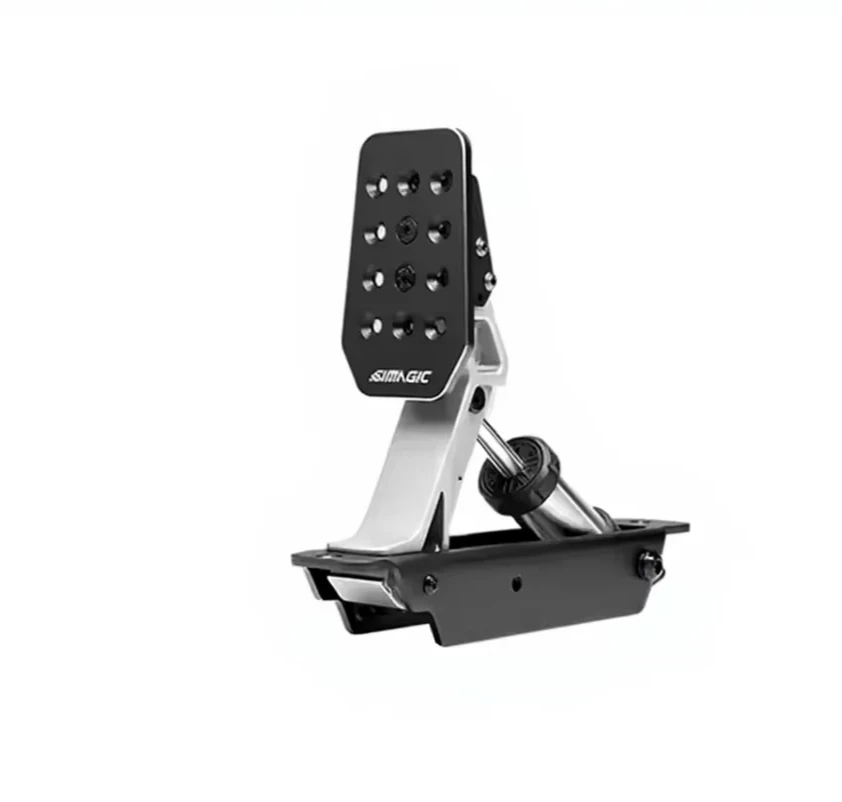Pedal de Embrague C-P500 P-500 para Simulador de Carreras (Pedal Doble de Acelerador y Freno/Embrague) con Sensor de Celda de Carga de 100KG y Conexión USB