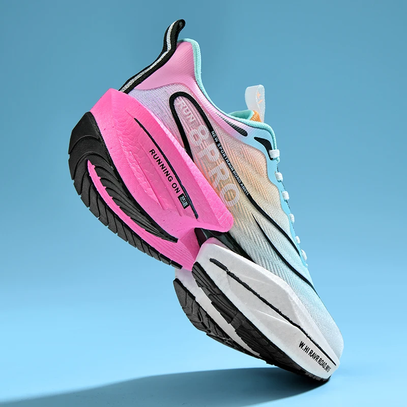 NEW 2025 Marathon Air Cushion Men Sports Running Shoes Breathable Lightweight Women's Comfortable Athletic Nonskid Sneakers image 4