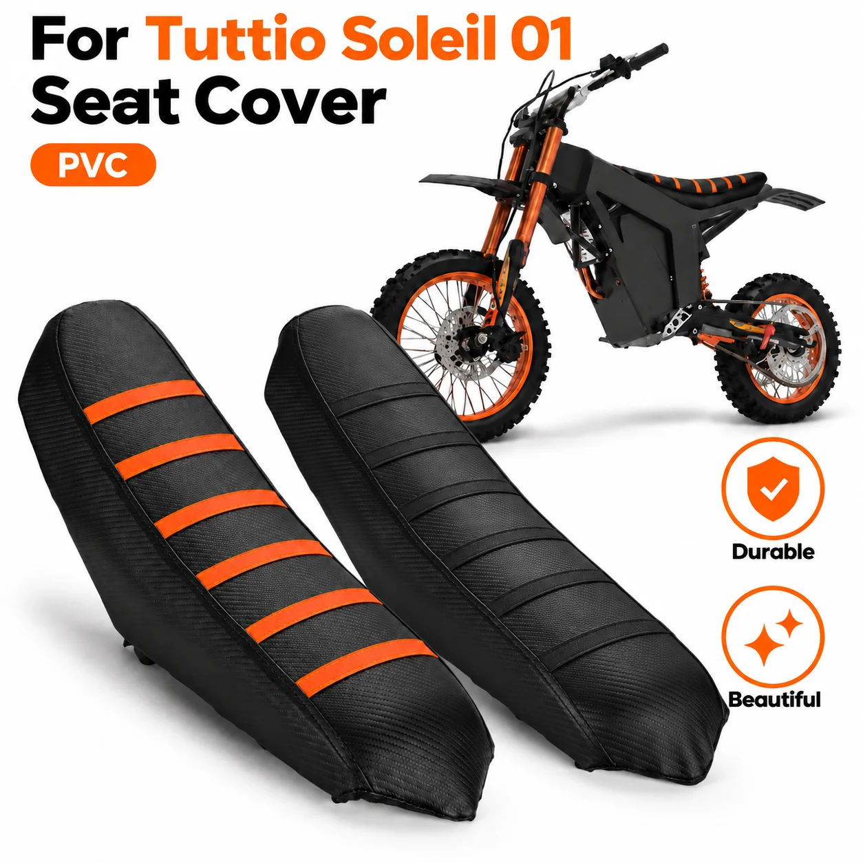 Seat Cover For Tuttio Soleil 01 Wish01 Non-Slip Replacement Soft Cushion Protector Off-Road Electric Dirt Bike Motorcycle Parts