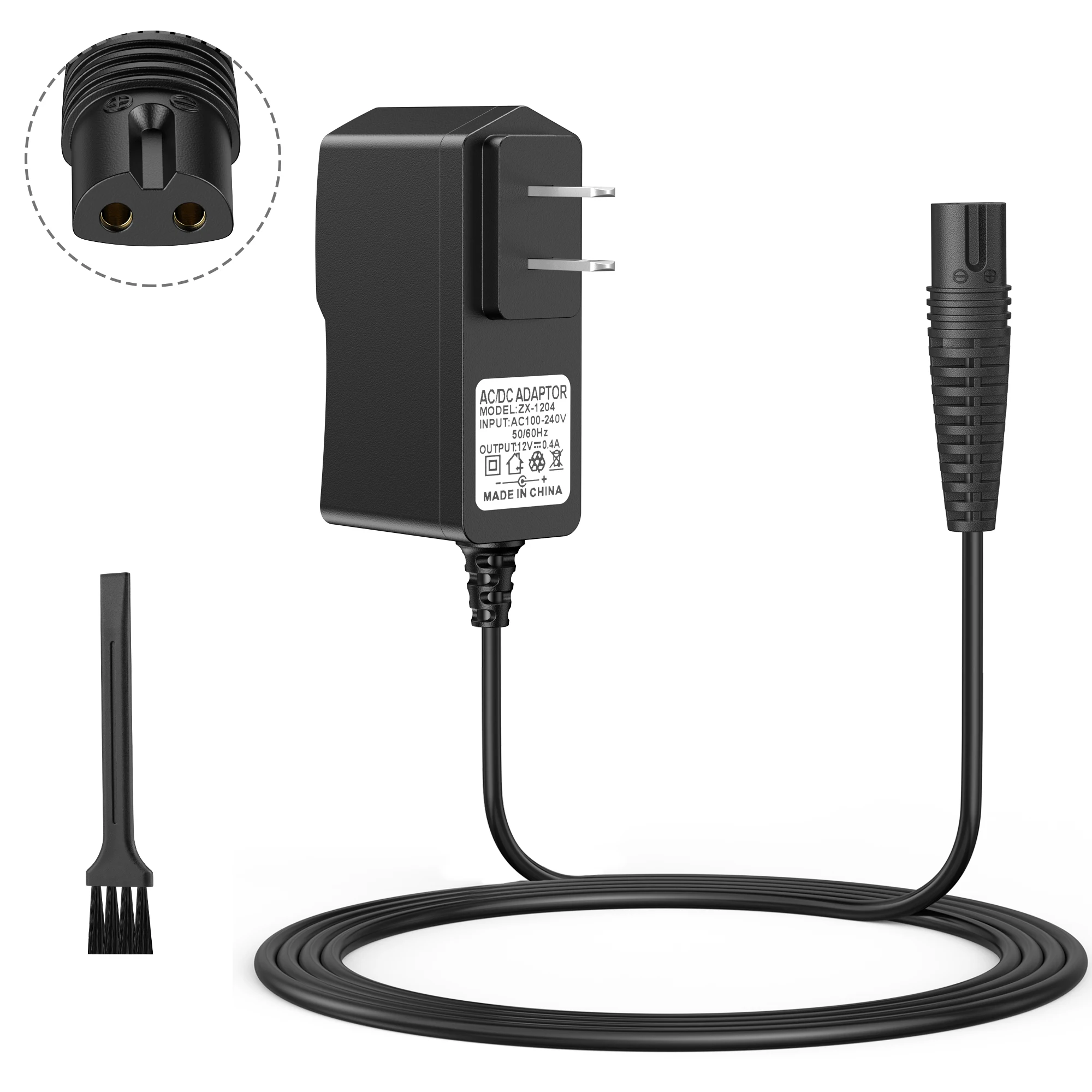 Cargador de 12V para afeitadora Braun Series 7, 3, 9, 5 1/Braun 3040s 310s 340s 740s 7020s 9330s 7085cc 7865cc 9090cc 9095cc cable de carga